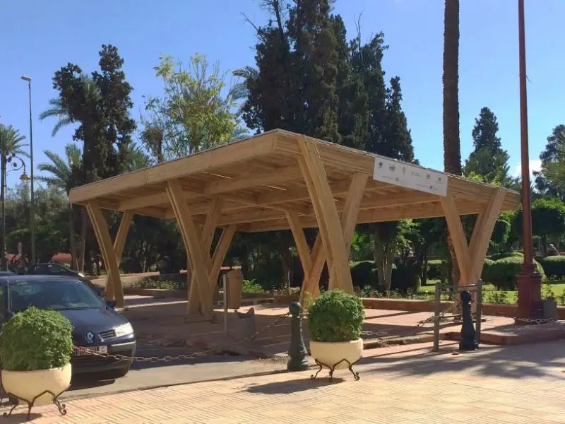 Carport solaire en ossature bois pour maison Marseille